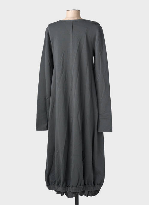 Rochie lungă mâneci lungi mâneci lungi gri KEDZIOREK femme