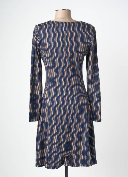 Rochie midi croială evazată mâneci lungi albastru SURKANA femme