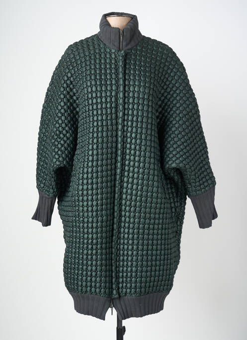 Geacă matlasată buzunare fără glugă verde KEDZIOREK femme