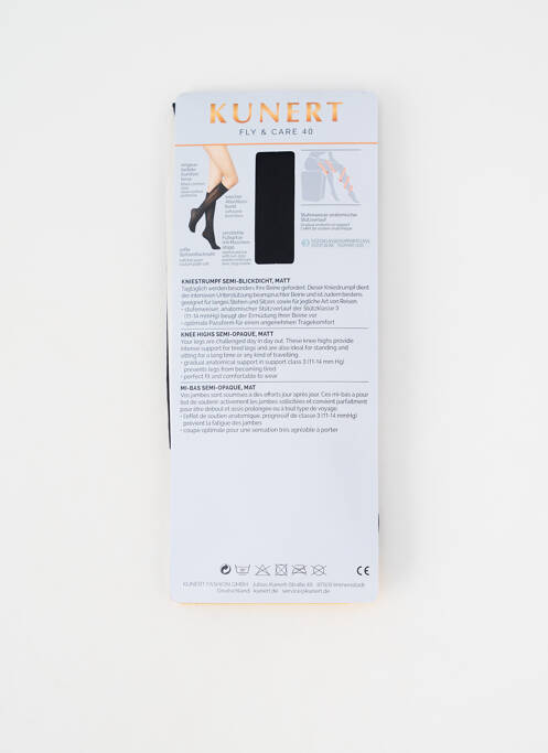 Șosete elasticitate negru KUNERT femme