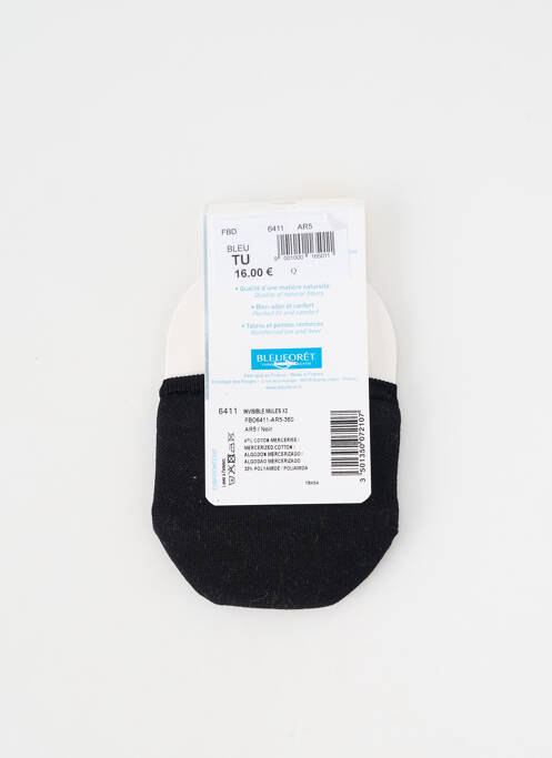 Șosete elasticitate negru BLEU FORET femme