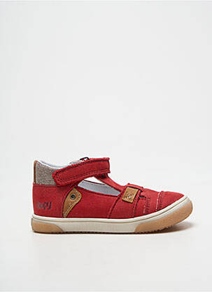 Ghete închidere cu arici vârf rotund roșu BOPY garcon