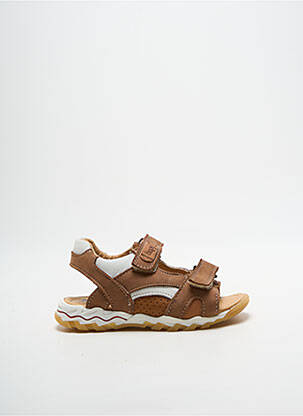 Sandale/pantofi decupați vârf deschis vârf deschis maro BOPY garcon