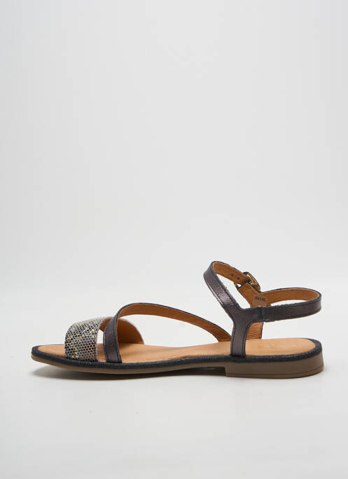 Sandale/pantofi decupați imprimare chiquet gri GBB fille