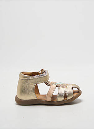 Sandale/pantofi decupați vârf rotund vârf rotund auriu GBB fille