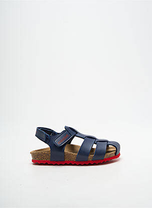 Sandale/pantofi decupați tip de talpă anatomică vârf rotund albastru GEOX garcon