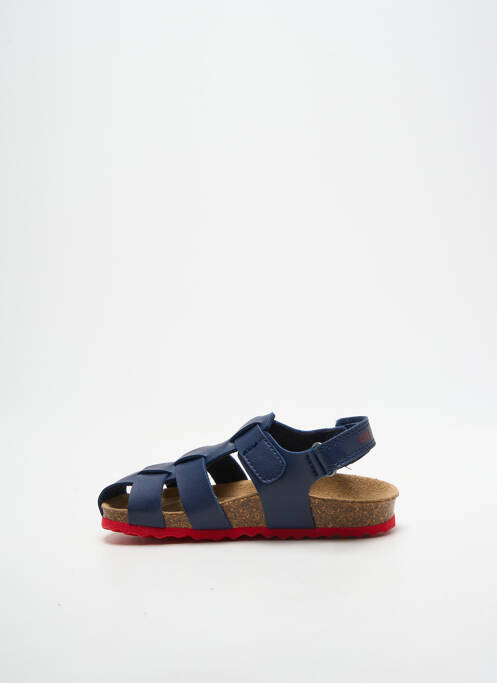 Sandale/pantofi decupați tip de talpă anatomică vârf rotund albastru GEOX garcon