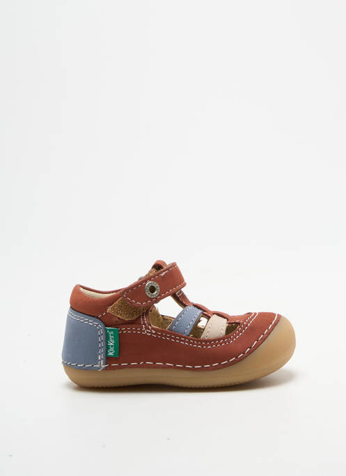 Ghete nubuc vârf rotund maro închis KICKERS garcon