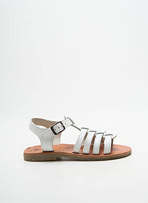 Sandale/pantofi decupați chiquet chiquet alb BOPY fille