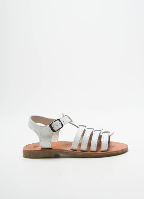 Sandale/pantofi decupați chiquet chiquet alb BOPY fille
