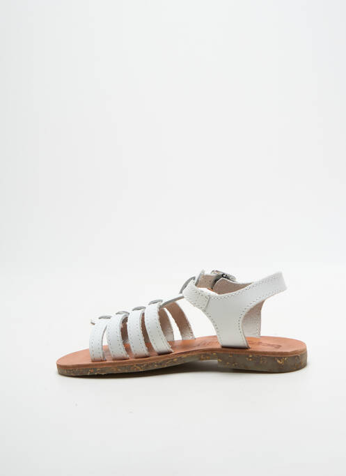 Sandale/pantofi decupați chiquet chiquet alb BOPY fille