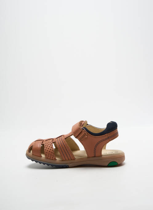 Sandale/pantofi decupați vârf rotund vârf rotund maro KICKERS garcon