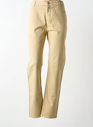Pantalon slim buzunare bej KANOPE femeie