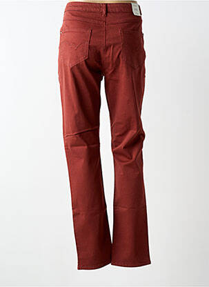 Pantalon slim buzunare roșu KANOPE femeie