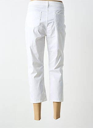 Pantalon trei sferturi buzunare alb MERI & ESCA femeie