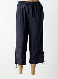 Pantalon trei sferturi croială dreaptă albastru FRED SABATIER femme