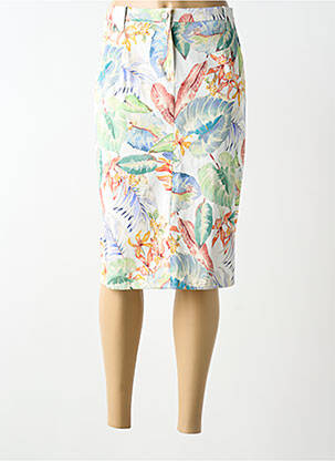 Fustă midi croială dreaptă verde GUY DUBOUIS femme