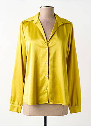 Cămașă croială cambrată mâneci lungi verde SARAH CHOLE femme