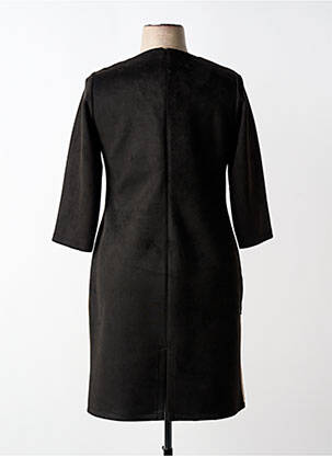 Rochie midi mâneci 3/4 mâneci 3/4 negru GUY DUBOUIS femeie