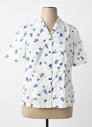 Cămașă mâneci scurte mâneci scurte alb GUY DUBOUIS femme