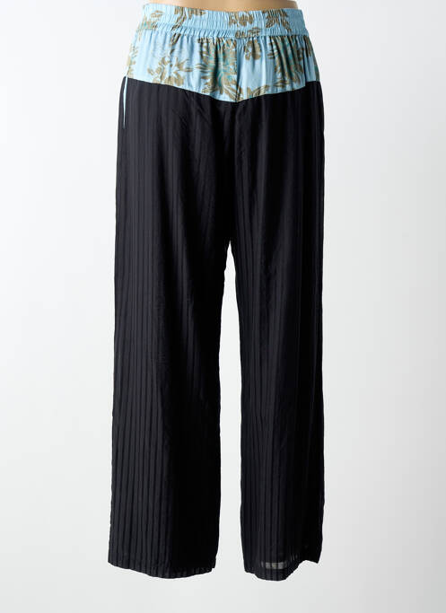 Pantalon drept talie elastică albastru NÜ femme