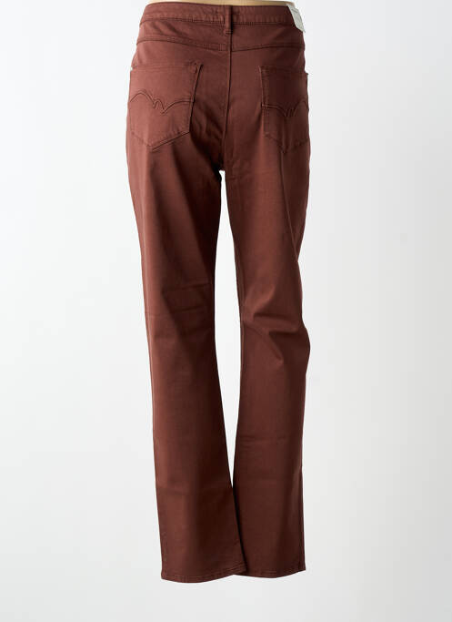 Pantalon slim buzunare maro KANOPE femme