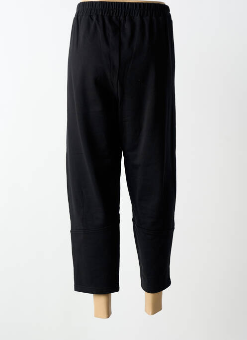 Pantalon trei sferturi croială dreaptă negru FRED SABATIER femme