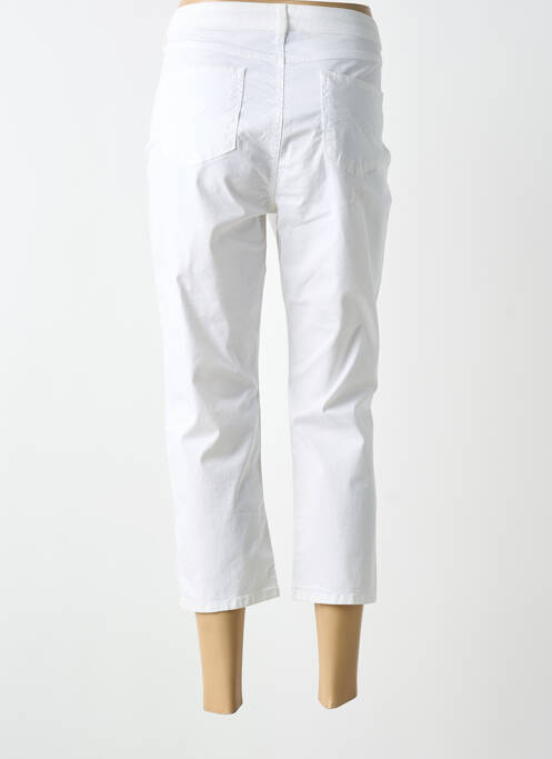 Pantalon trei sferturi buzunare alb MERI & ESCA femme