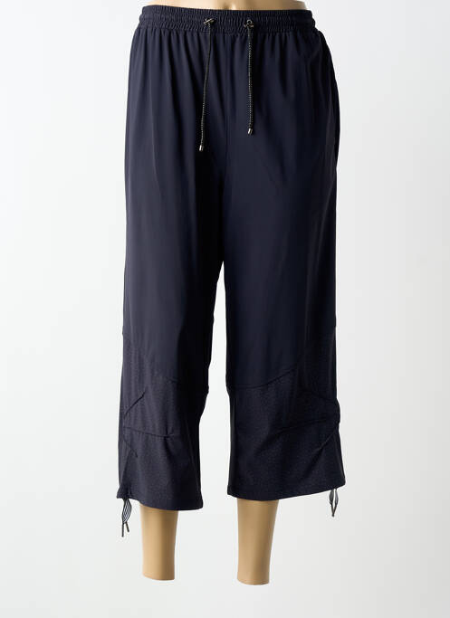 Pantalon trei sferturi croială dreaptă albastru FRED SABATIER femme