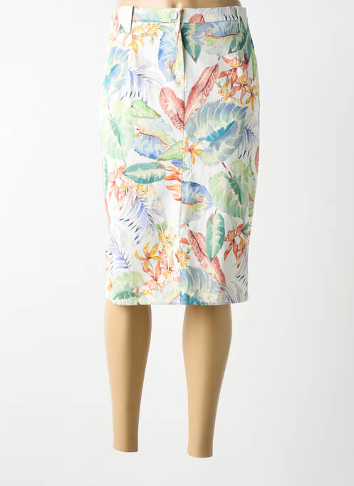 Fustă midi croială dreaptă verde GUY DUBOUIS femme