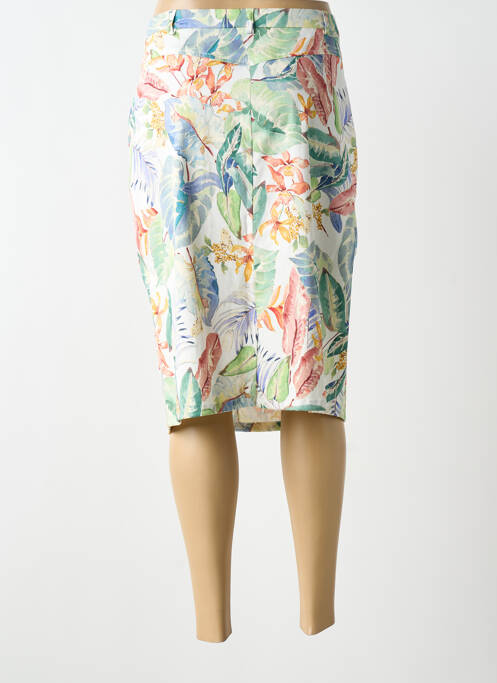 Fustă midi croială dreaptă verde GUY DUBOUIS femme