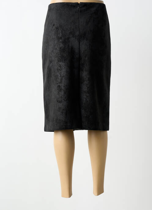 Fustă midi croială dreaptă negru CHRISTINE LAURE femme