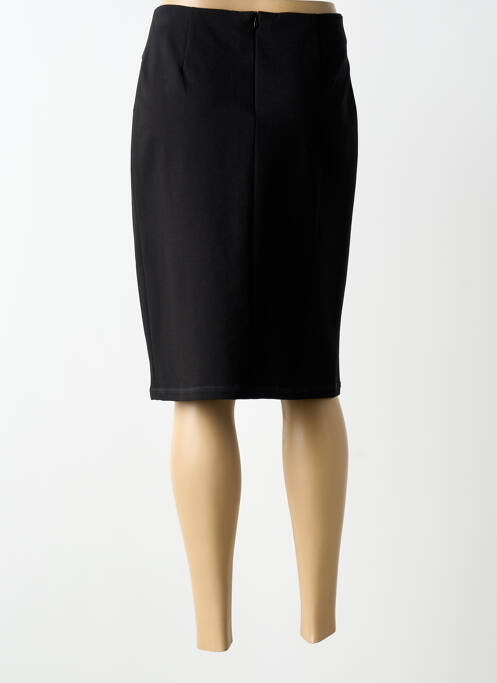 Fustă midi croială dreaptă negru CHRISTINE LAURE femme