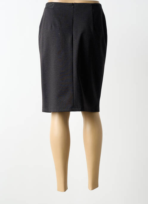 Fustă midi talie înaltă negru CHRISTINE LAURE femme