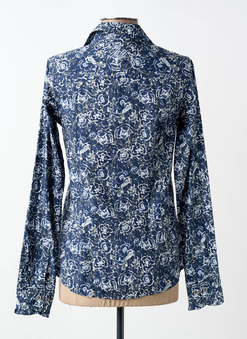 Cămașă cu mâneci lungi imprimeu fantezie albastru BLACK WELLIS homme