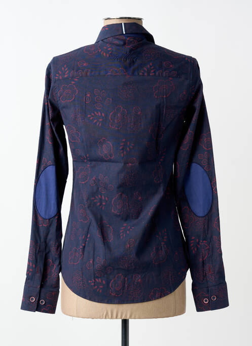 Cămașă croială cambrată mâneci lungi albastru BLACK WELLIS femme