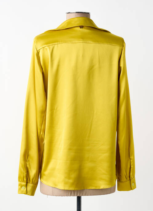 Cămașă croială cambrată mâneci lungi verde SARAH CHOLE femme