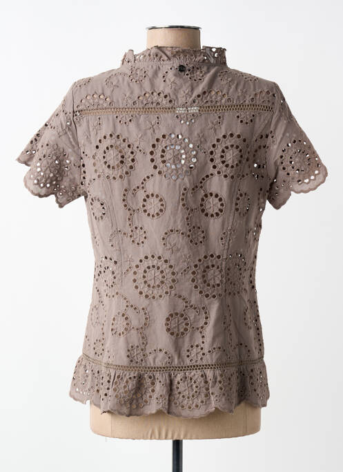 Cămașă mâneci scurte mâneci scurte bej FRED SABATIER femme