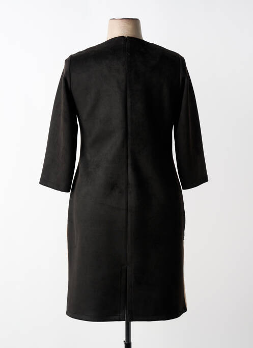 Rochie midi mâneci 3/4 mâneci 3/4 negru GUY DUBOUIS femme