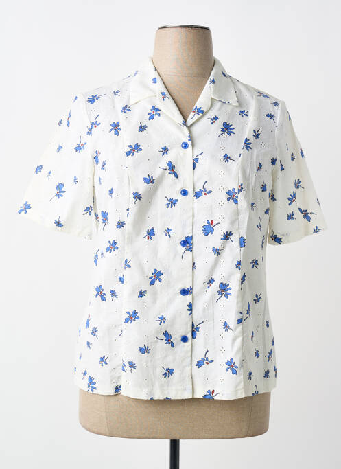 Cămașă mâneci scurte mâneci scurte alb GUY DUBOUIS femme