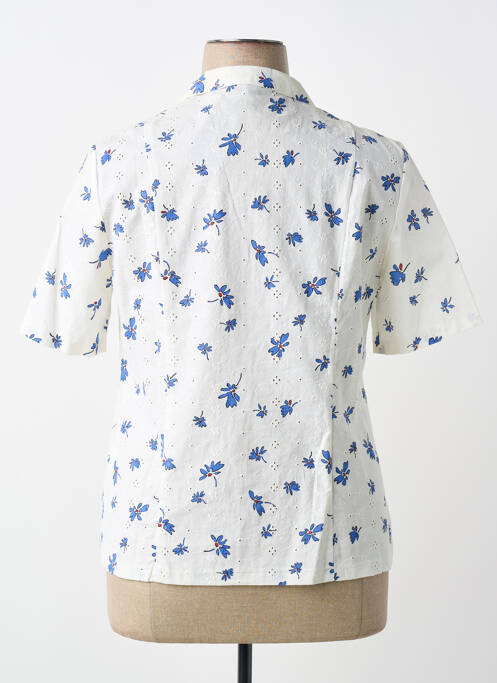 Cămașă mâneci scurte mâneci scurte alb GUY DUBOUIS femme