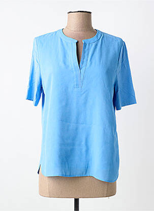 Top mâneci scurte mâneci scurte albastru FRANK WALDER femme