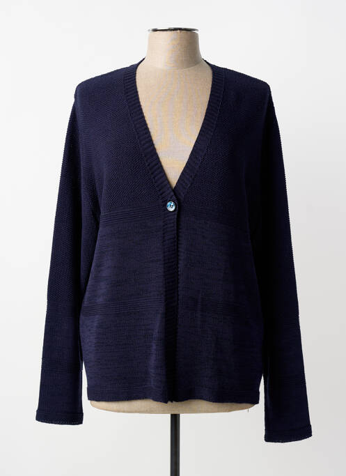 Vestă cu mâneci lungi croială cambrată albastru JUPER femme