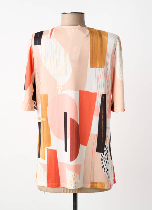 Top țesătură jersey mâneci scurte portocaliu NAYAT femme