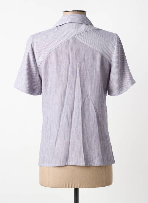 Cămașă mâneci scurte mâneci scurte gri FRANCE RIVOIRE femme