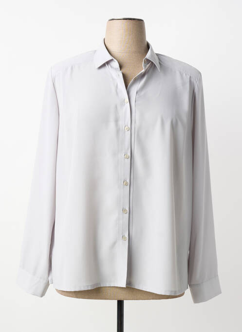 Cămașă țesătură crep mâneci lungi gri SOMMERMANN femme