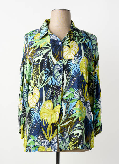 Cămașă croială cambrată mâneci lungi albastru SAINT CHARLES femme