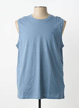 Maiou croială cambrată fără mâneci albastru STREET ONE homme