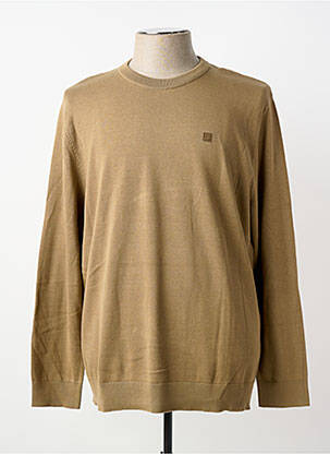 Pulover țesătură moale și aerisită mâneci lungi maro STREET ONE homme