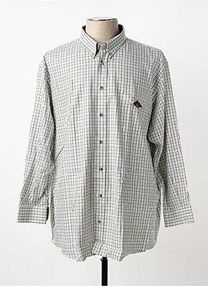 Cămașă cu mâneci lungi imprimeu carouri gri LUI homme